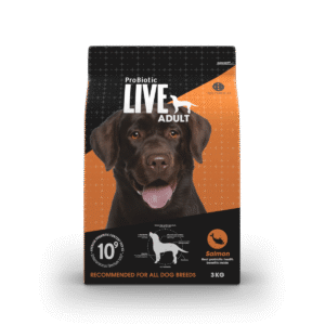 ProBiotic LIVE - Dry Dog Food for Adult Dogs. Medium and Large Breeds - Salmon
