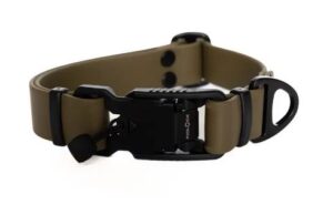 FIDLOCK® Hi-tec collar with BioThane® buckle, olive 25mm