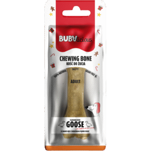 BUBAlicious przekąska dla psa kość o smaku gęsi 17cm