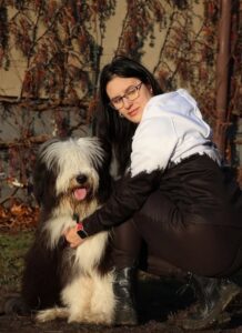 zdjęcie Natalii Młodnickiej z psem