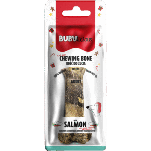 BUBAlicious przekąska dla psa kość ze skóry dorsza 17cm