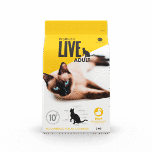 ProBiotic LIVE - dry food for adult cats - duck