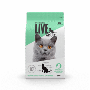 ProBiotic LIVE - dry food for adult cats - chicken